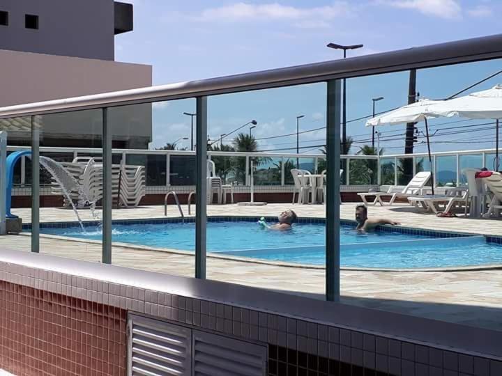 Frente Mar Piscina Churrasqueira Wifi Garagem Portaria 24Hs Apartment Solemar Exterior photo